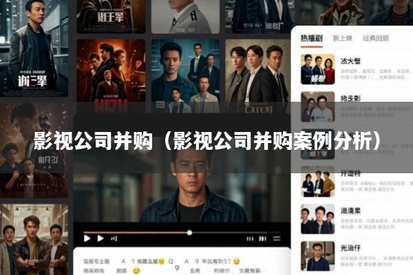 影视公司并购(影视公司并购案例分析)