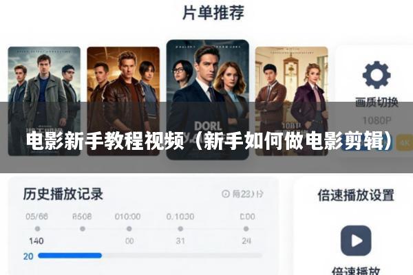 电影新手教程视频(新手如何做电影剪辑)