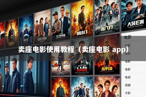 卖座电影使用教程(卖座电影 app)