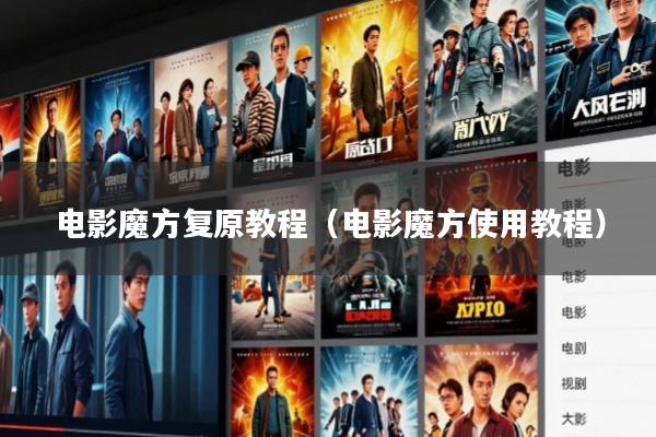 电影魔方复原教程(电影魔方使用教程)
